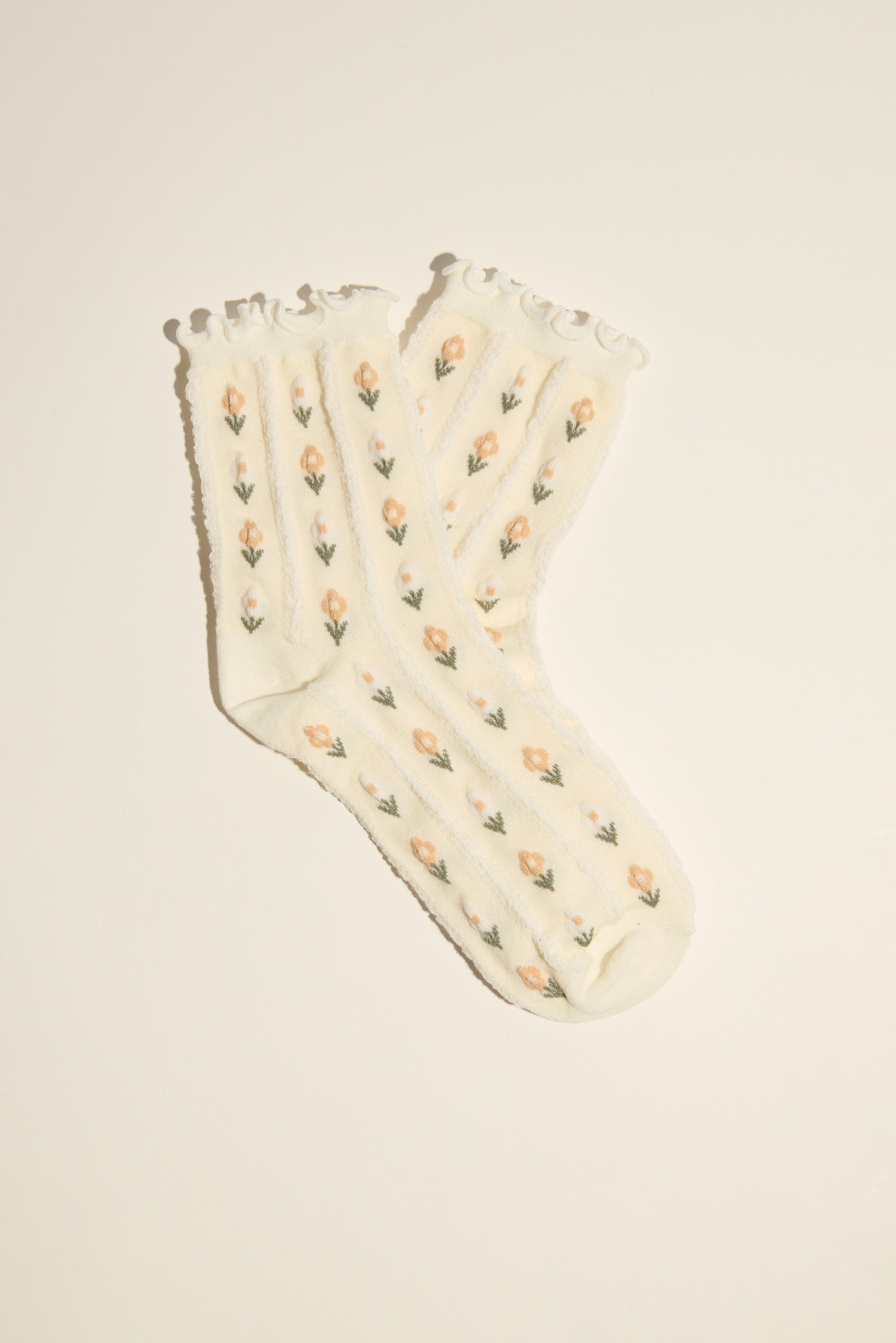 Tessa Linear Floral Socks