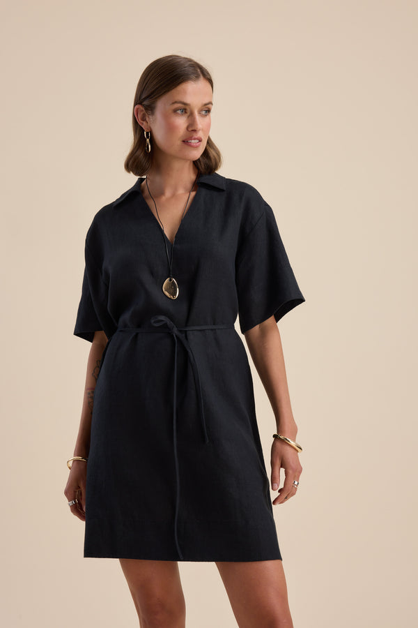 Jade Collar Detail Dress