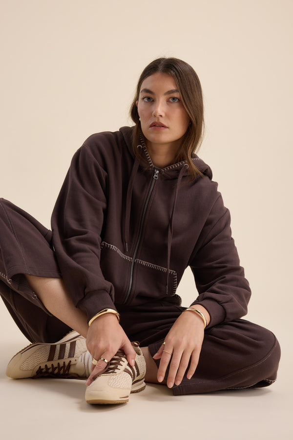 Elementary Blanket Stitch Hoody