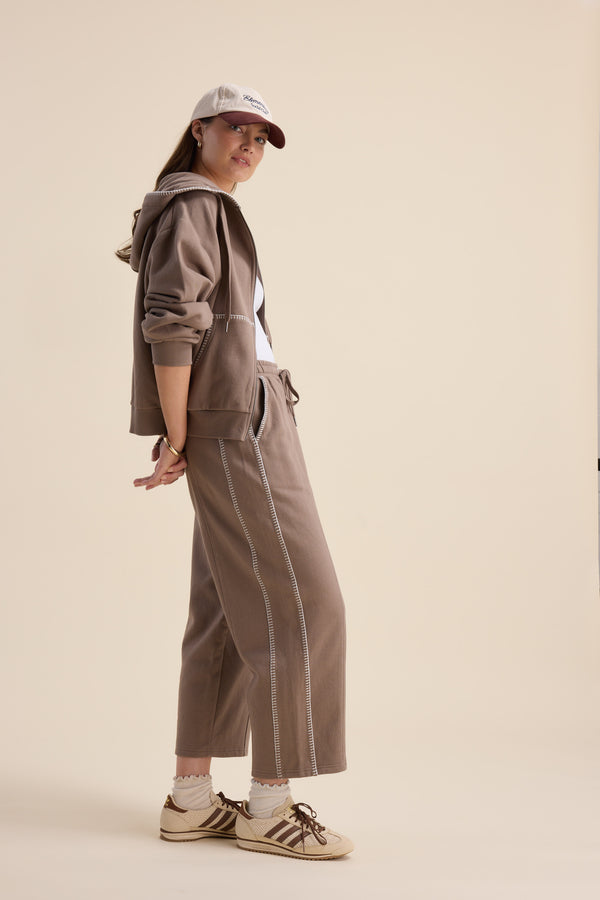 Elementary Blanket Stitch Barrel Trackpant