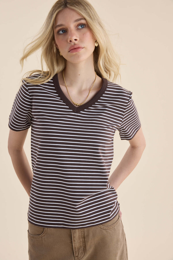 The Perfect SS V Neck Tee