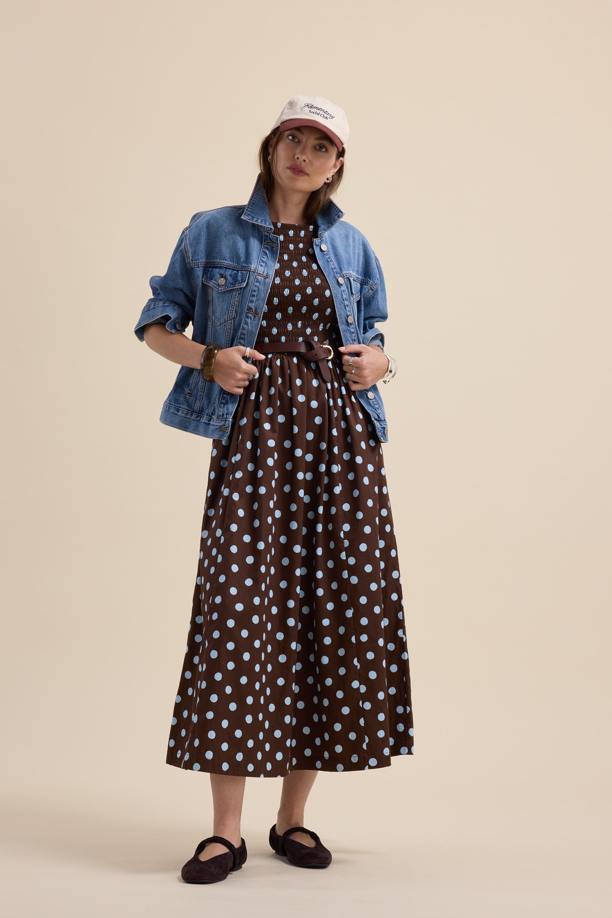 Shop Ella Short Sleeve Dress (St Tropez Polka Dot) Shop Ella Short Sleeve Dress (St Tropez Polka Dot)
