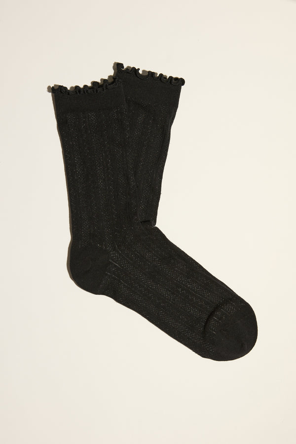 Daria Pointelle Crew Socks
