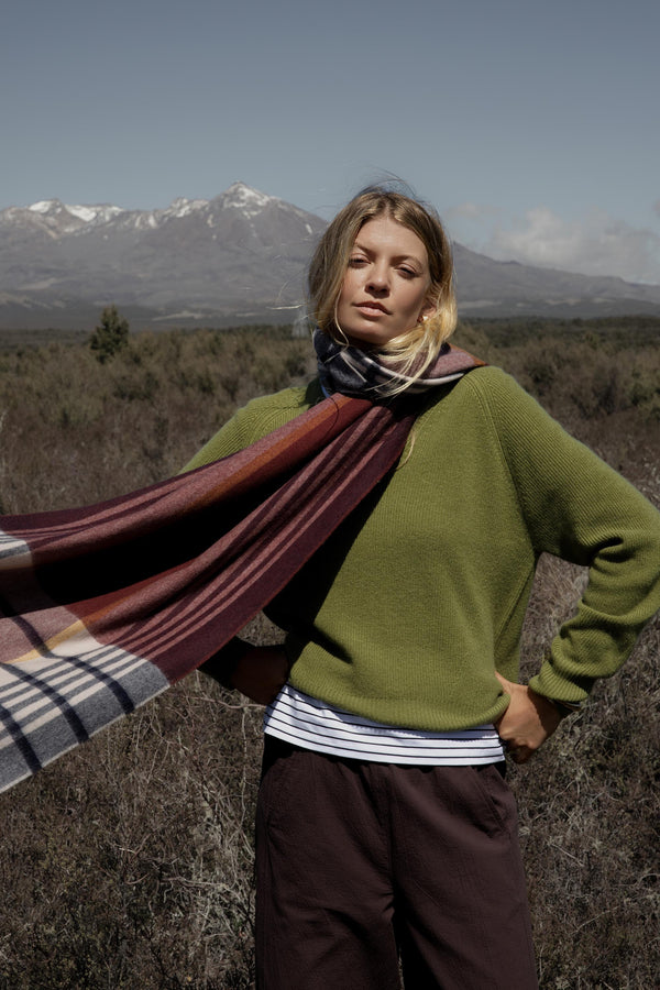 Elementary Cashmere Blend V Neck Sweater