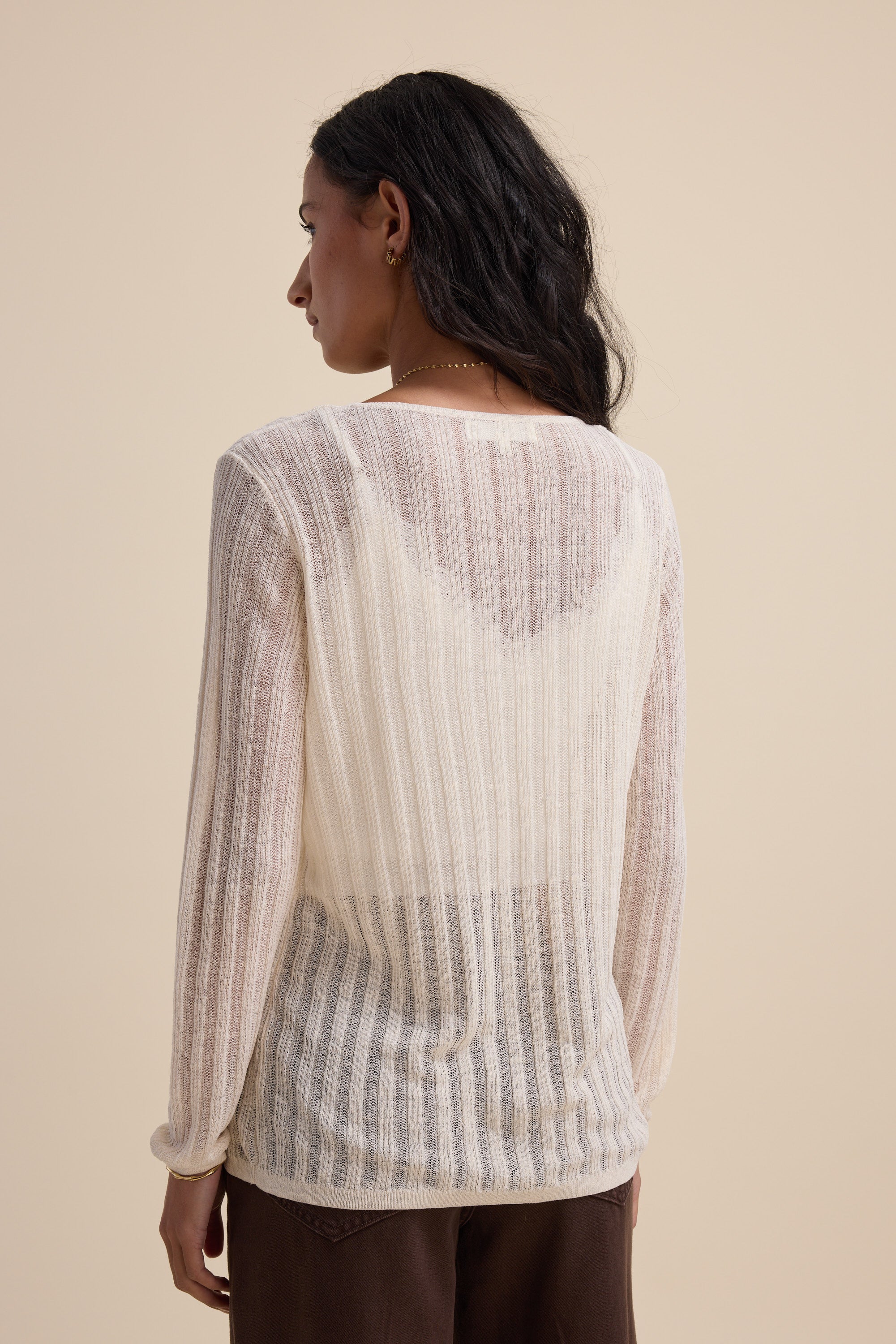 Shop Elementary Knitted Layering Top (Alabaster) | Elementary – Max