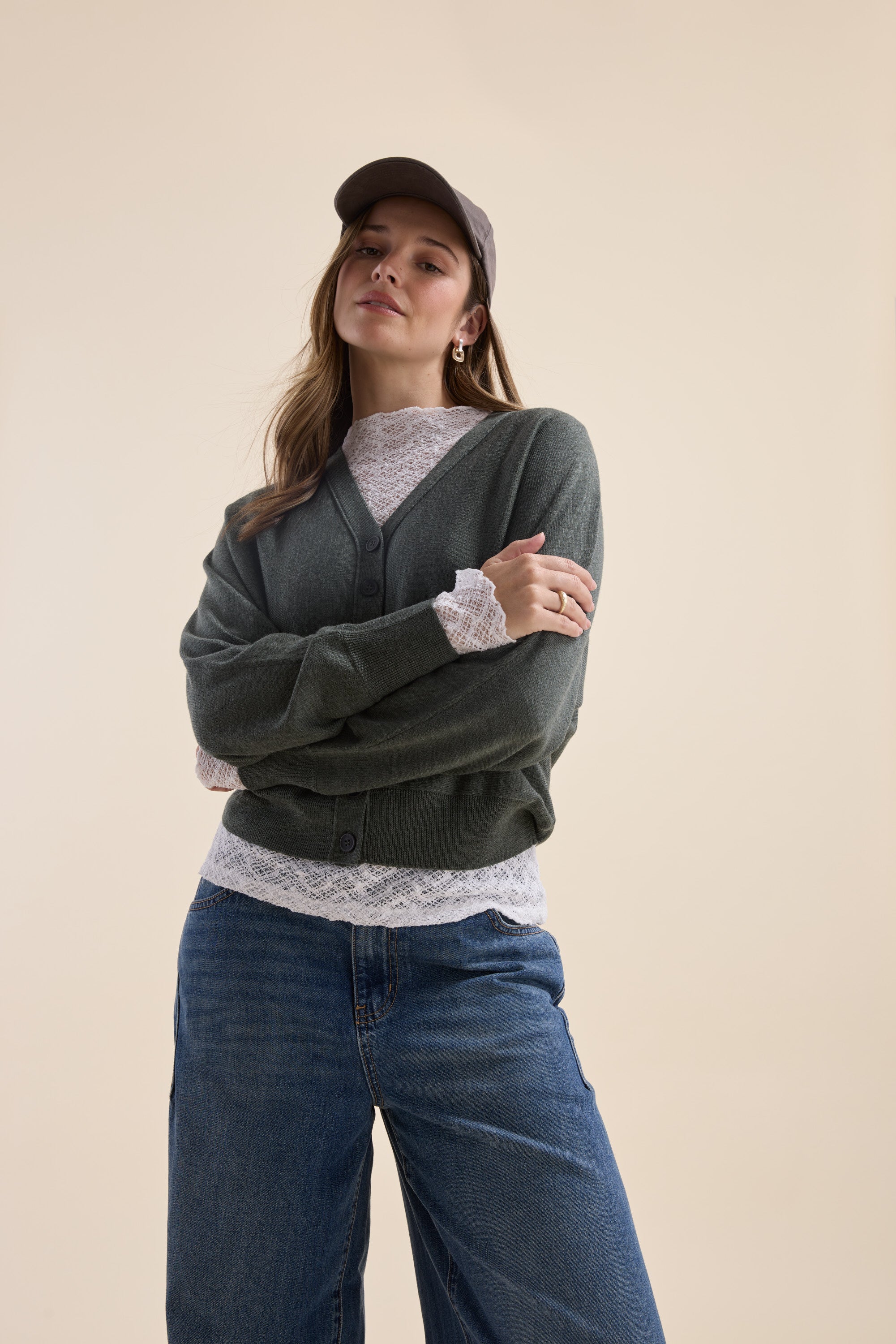 Shop Emmy ZQ Merino Cardi (Clover Marle) | Max
