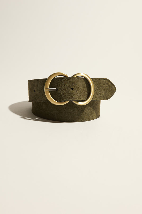 Dida Suede Double Oval Belt