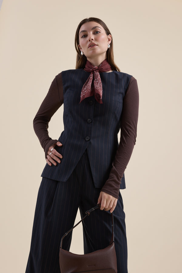 The Button Front Vest