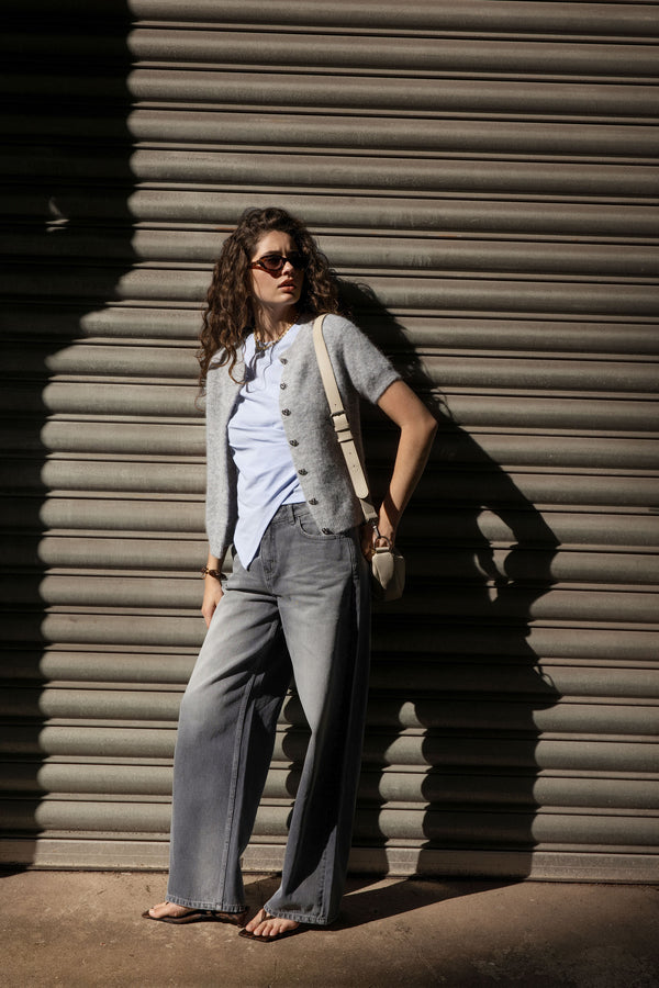Adelaide Luxe Whisper Short Sleeve Cardigan