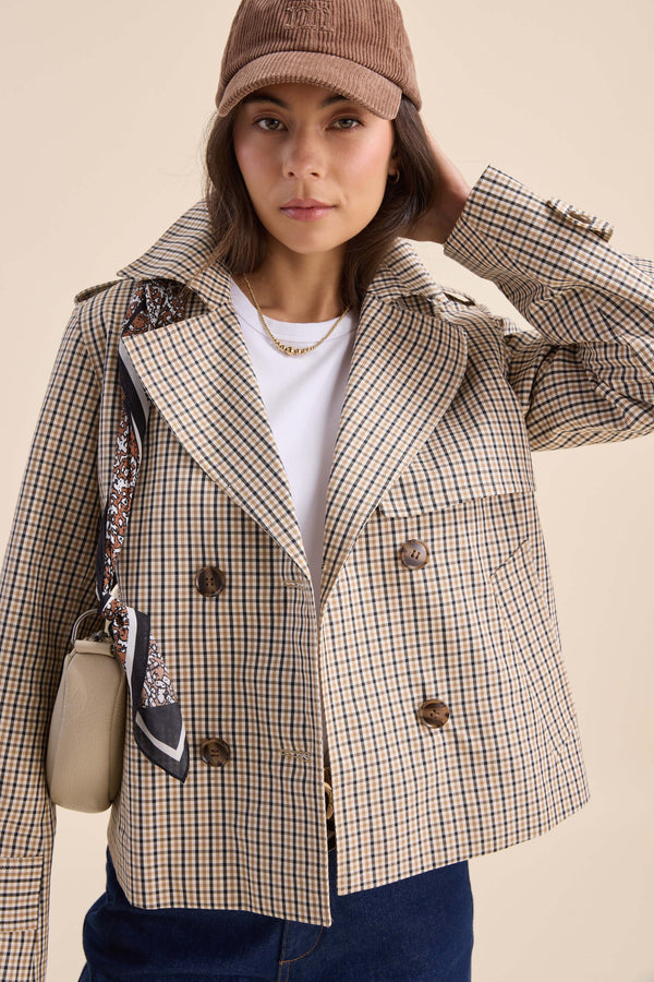 The Cropped Trench Coat