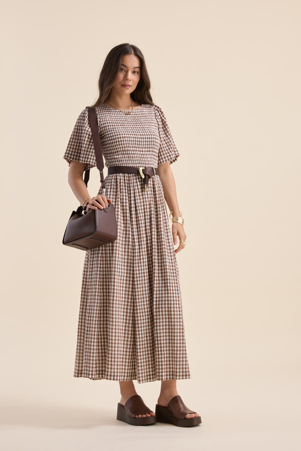 The Shirred Bodice Dress