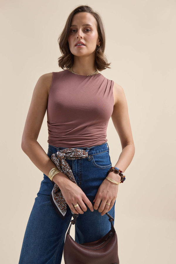 Bonnie Drape Detail Tank