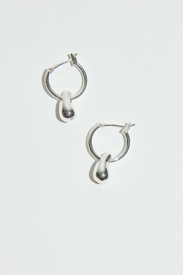 Atelier 19 Dewdrop on Hoop Earrings