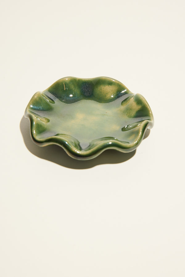 Magnolia Lane Ruffle Trinket Dish