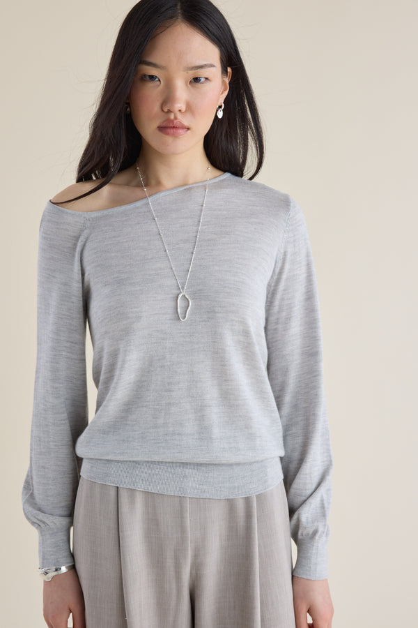 The Off the Shoulder Long Sleeve Top