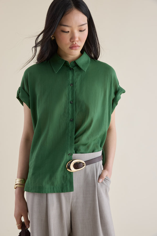 The Oversized Short Sleeve Shirt