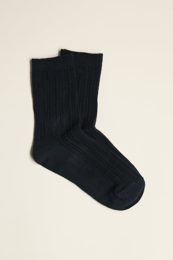 Erina Textured Rib Socks