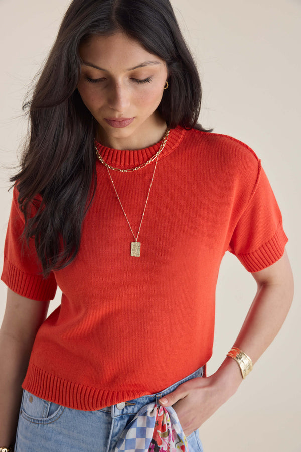 Elementary Organic Cotton Knitted Tee