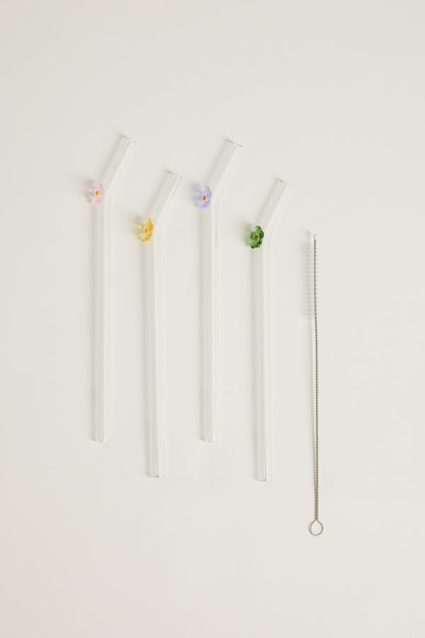 Sucker Wildflower Drinking Straws