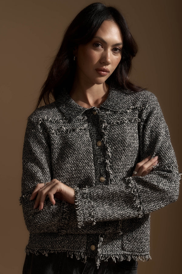 Thea Fringe Detail Cardigan