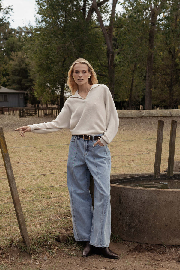 Elementary Cashmere Blend Henley