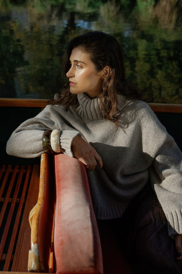 Holly Wool Blend Roll Neck Sweater