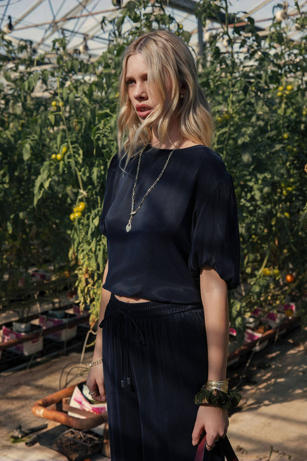 Ruby Gathered Hem Top