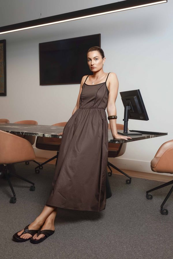 The Contrast Detail Dress