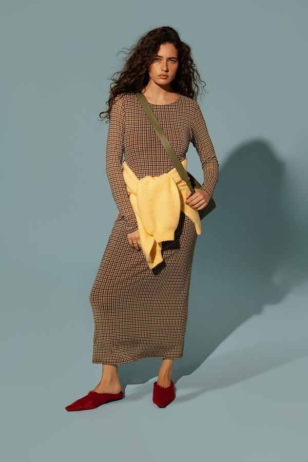 The Mesh Gather Detail Dress