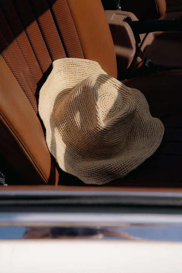 Georgia Raffia Fedora