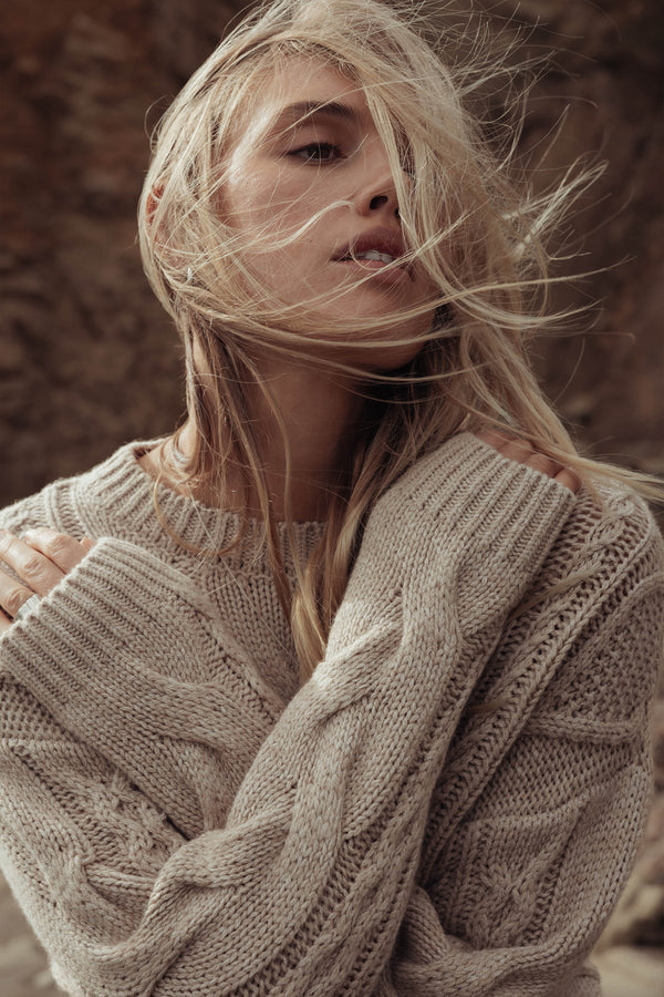 Hannah Cable Knit Sweater